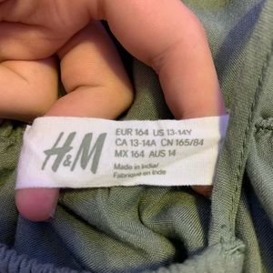 H&M Army Green Romper